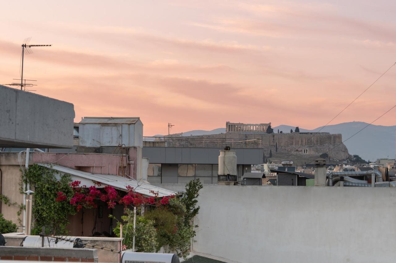 Apartament Sunny Penthouse W/ Acropolis View Next To Metro Ateny Zewnętrze zdjęcie